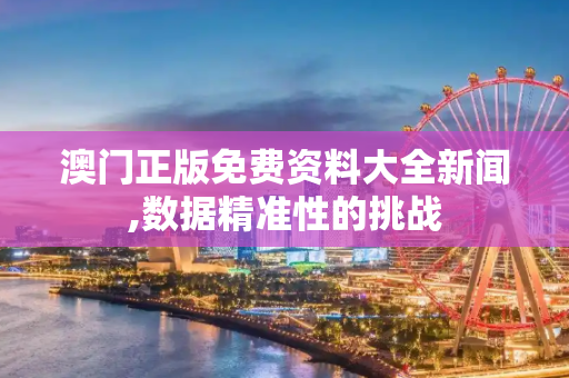 澳门正版免费资料大全新闻,数据精准性的挑战