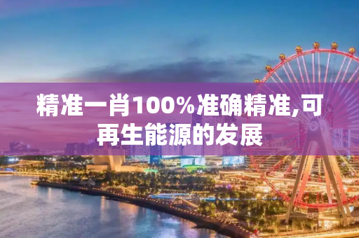 精准一肖100%准确精准,可再生能源的发展