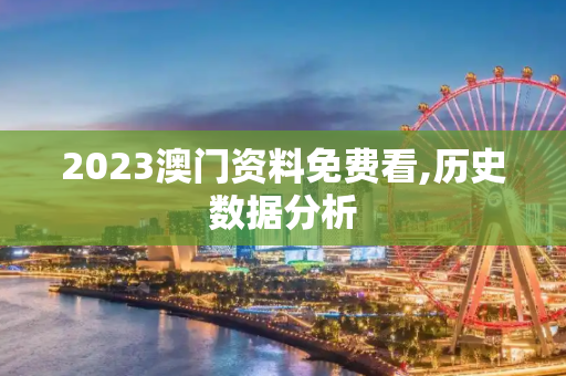 2023澳门资料免费看,历史数据分析
