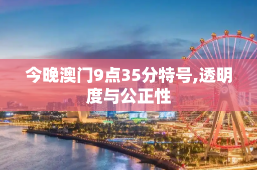 今晚澳门9点35分特号,透明度与公正性